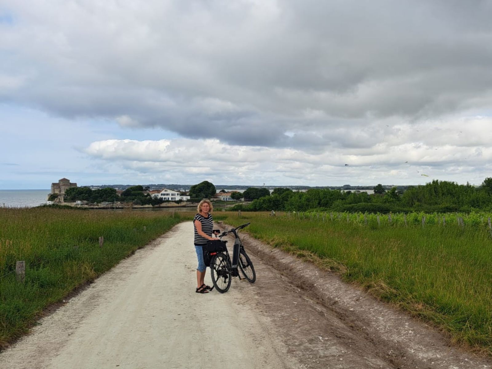 fietsen naar Talmont-sur-Gironde